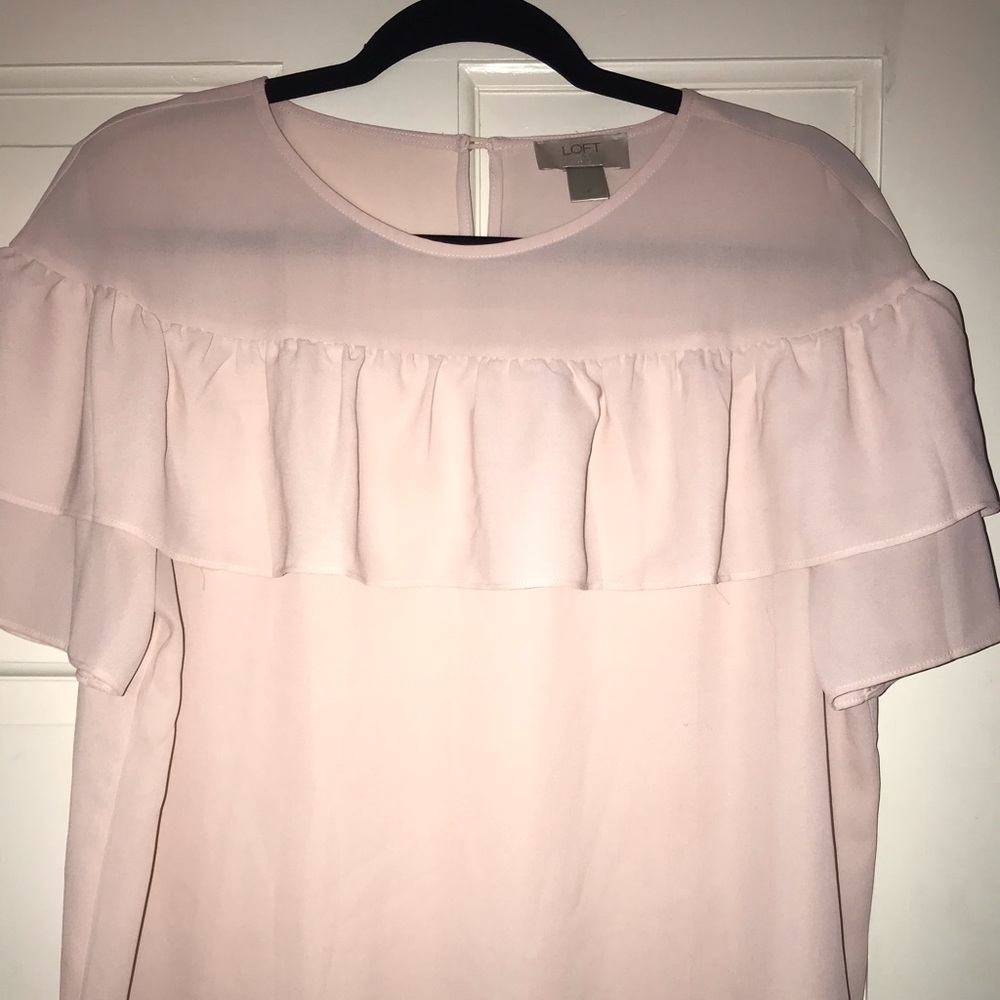 Light pink loft top